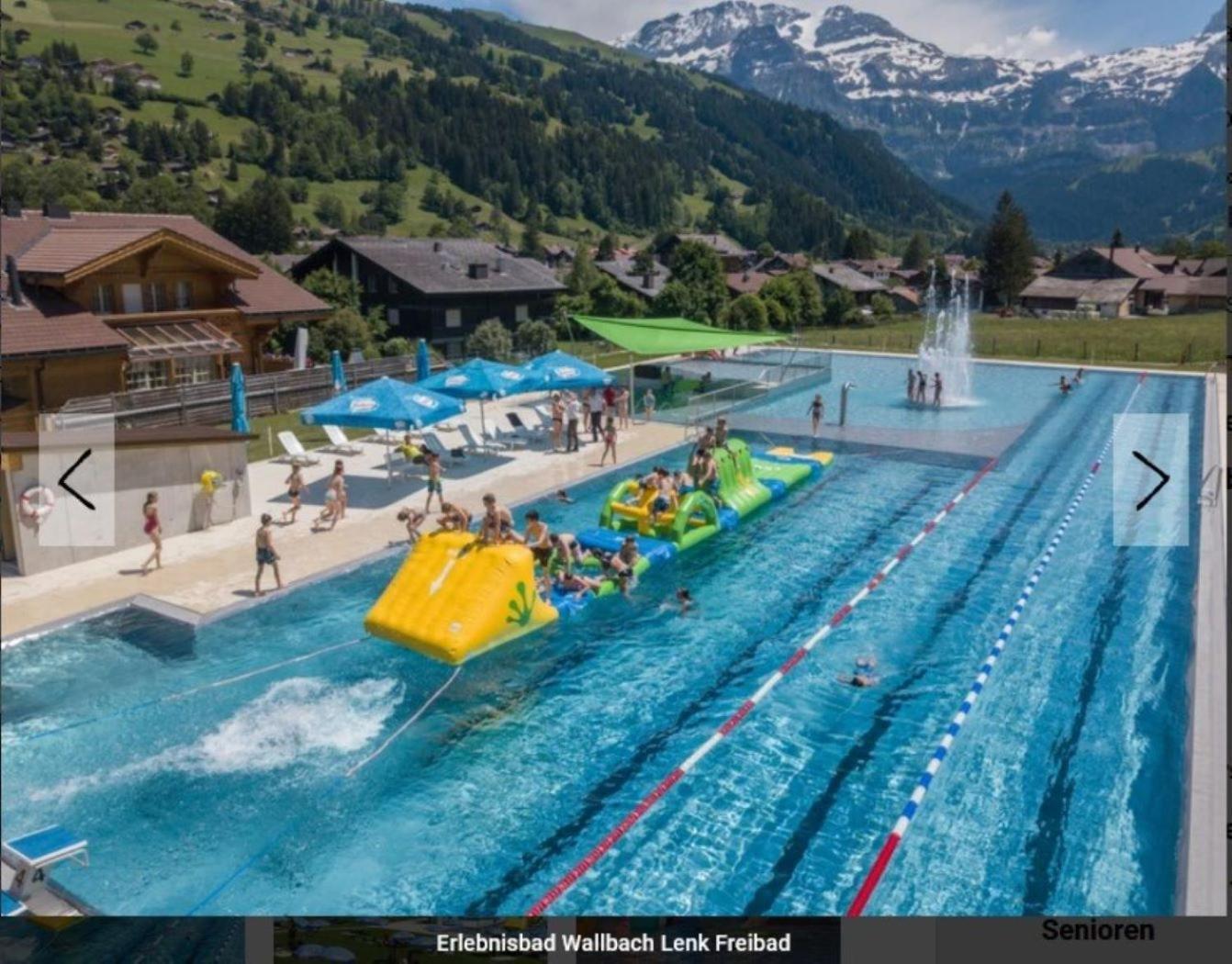 Large Deluxe Studio For 2 - Chalet Lovo Lenk im Simmental Extérieur photo