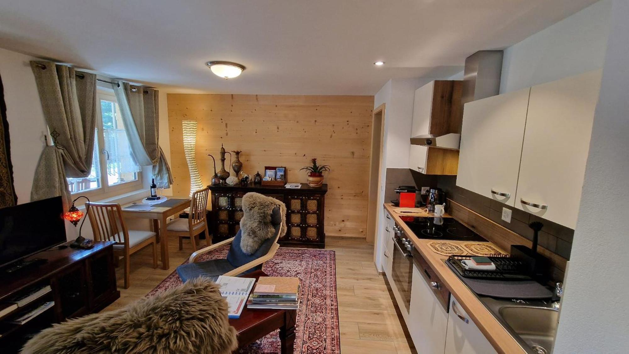 Large Deluxe Studio For 2 - Chalet Lovo Lenk im Simmental Extérieur photo
